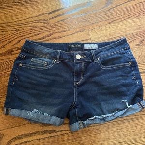 Aeropostale Midi Jean Shorts Size 8